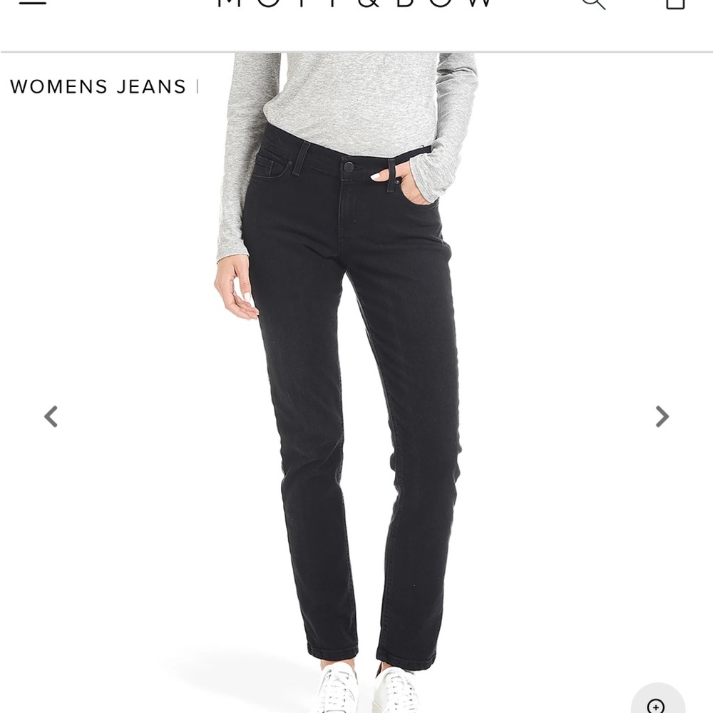 MOTT and BOW charcoal boyfriend Jeans